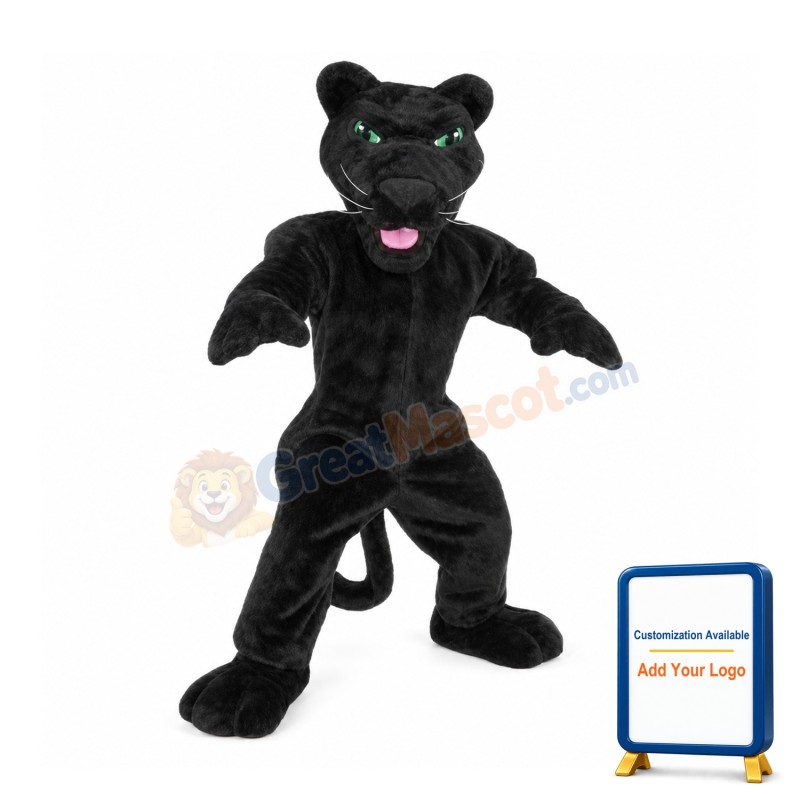 Lightweight Black Panther Mascot Costume