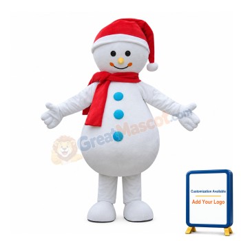 Affordable Snowman Mascot Costume