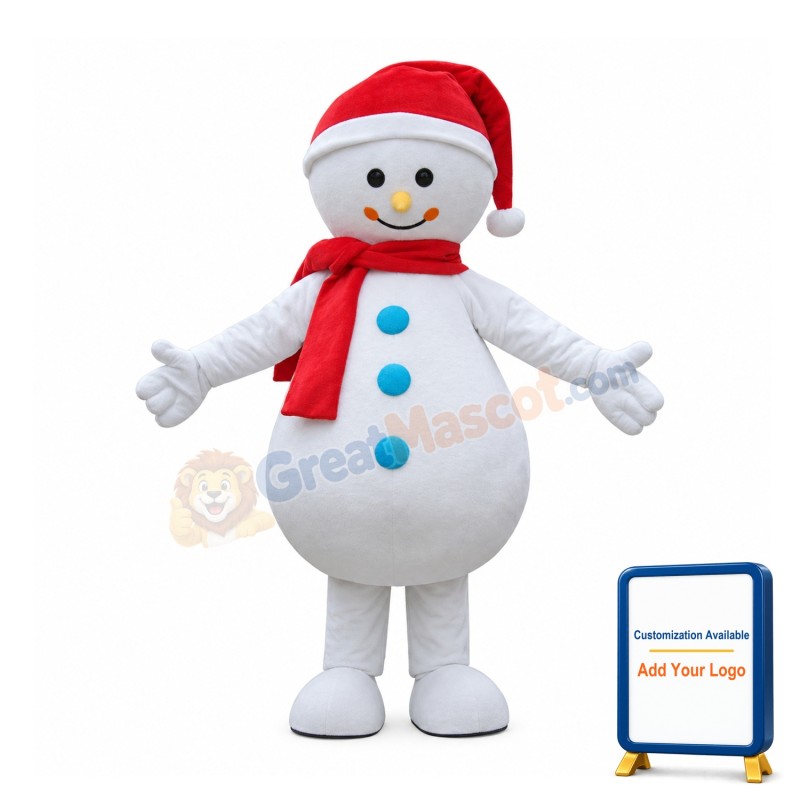 Snowman Mascot Costume