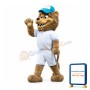 Friendly Sport Lightweight Lion Mascot Costume