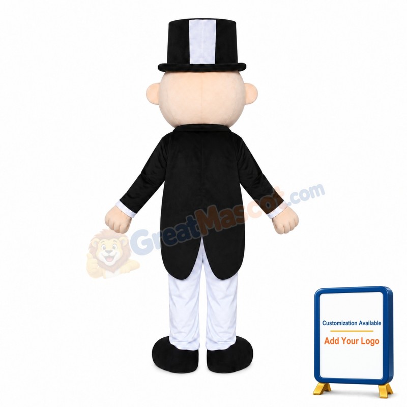 Monopoly Man Mascot Costume