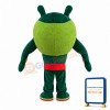 Green Big Mouth Monster Mascot Costume