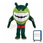 Green Big Mouth Monster Mascot Costume