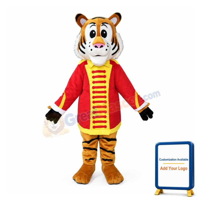 Circus Lightweight Tiger Mascot Costume