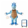 Blue Lightweight Dinosaur Mascot Costume
