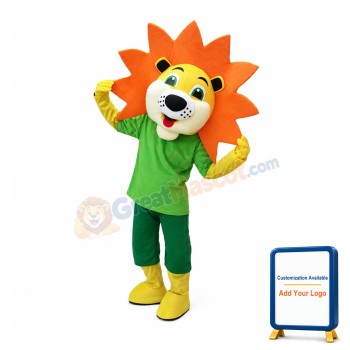 Affordable Happy Lion Mascot Costume