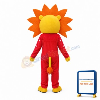 Happy Female Lion Mascot Costume