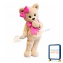 Happy Female Bear Mascot Costume