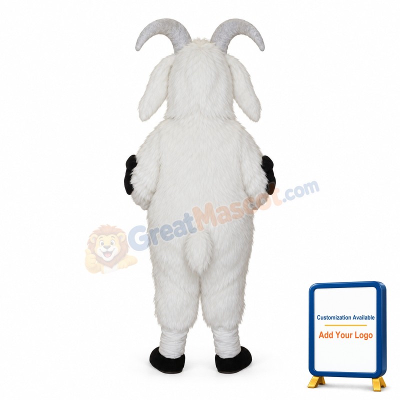 Lovely Lightweight White Sheep Mascot Costume
