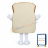 Happy Lightweight Bread Mascot Costume