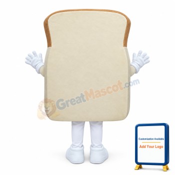 Happy Lightweight Bread Mascot Costume