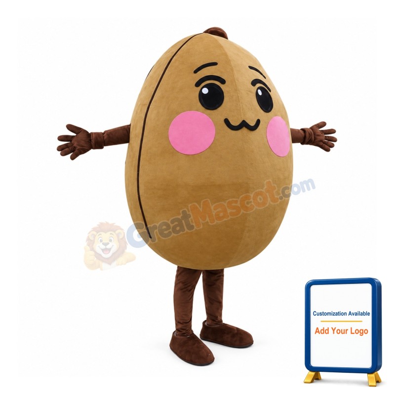 Friendly Lightweight Potato Mascot Costume