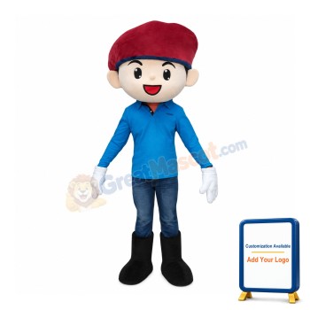 Young Policeman Mascot Costume