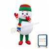 Christmas Snowman Baby Boy Mascot Costume