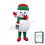 Christmas Snowman Baby Boy Mascot Costume
