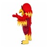 Red Deluxe Eagle Mascot Costume