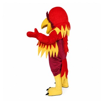 Red Deluxe Eagle Mascot Costume