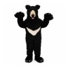 Friendly Realistic Black Bear Mascot Costume