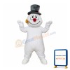 White Snowman Mascot Costume