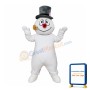 White Snowman Mascot Costume