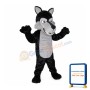 Fierce Deluxe Wolf Mascot Costume