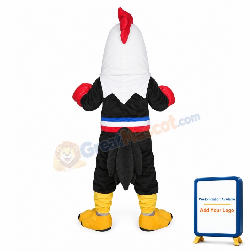 Boxing Cock Chicken Mascot Costume