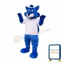 Happy Blue Squirrel Mascot Costume