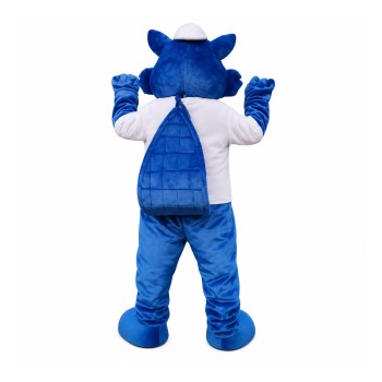 Happy Blue Squirrel Mascot Costume