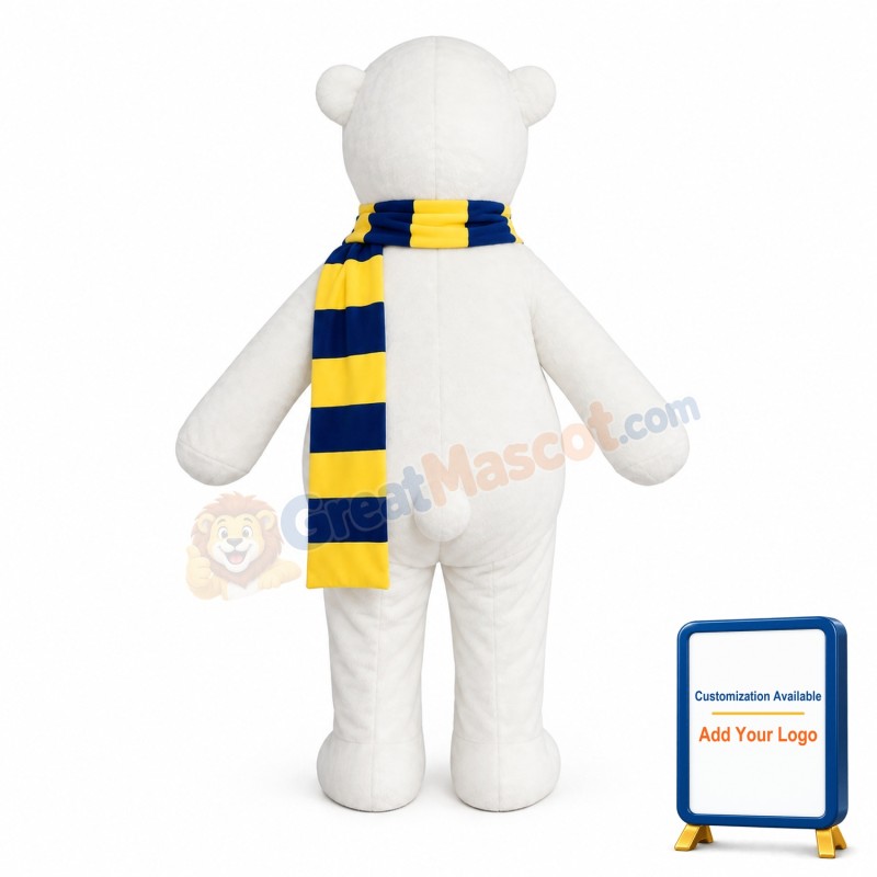 Lovely Polar Bear Mascot Costume
