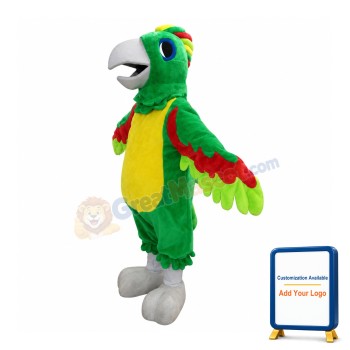 Deluxe Green Parrot Mascot Costume