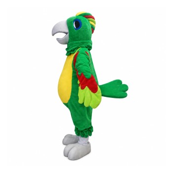 Deluxe Green Parrot Mascot Costume