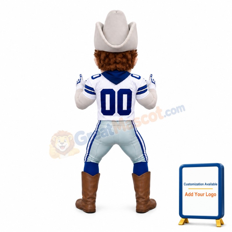 Dallas Rowdy Cowboy Mascot Costume