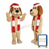Deluxe Christmas Dog Mascot Costume