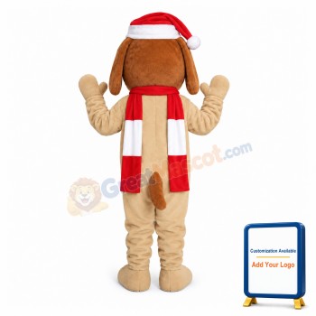 Deluxe Christmas Dog Mascot Costume