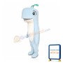 Happy White Whale Mascot Costume