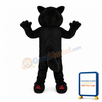 Deluxe Happy Black Bear Mascot Costume
