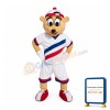 Deluxe Sport Lightweight Bear Mascot Costume