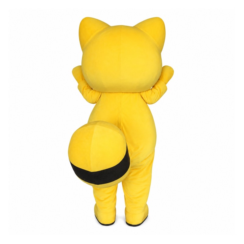 Yellow Raccoon Mascot Costume