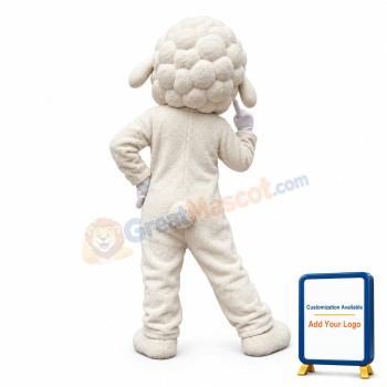 Happy Deluxe Sheep Mascot Costume