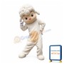 Happy Deluxe Sheep Mascot Costume