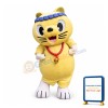 Friendly Yellow Cat Mascot Costume
