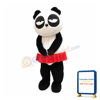 Funny Deluxe Panda Mascot Costume