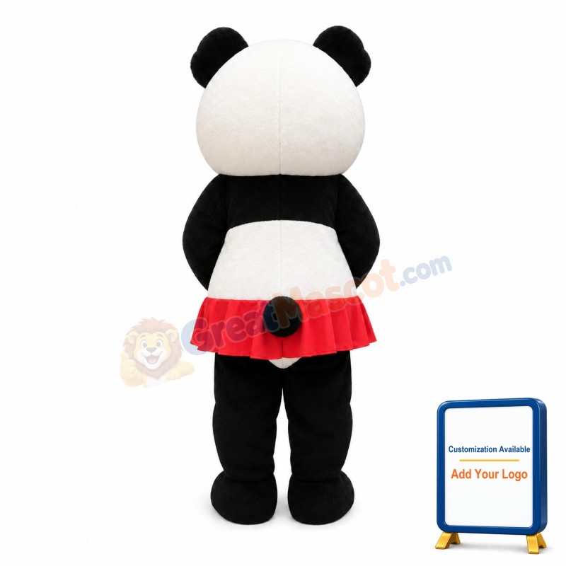 Funny Deluxe Panda Mascot Costume