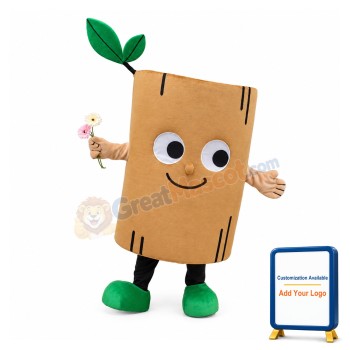 Happy Deluxe Bamboo Mascot Costume