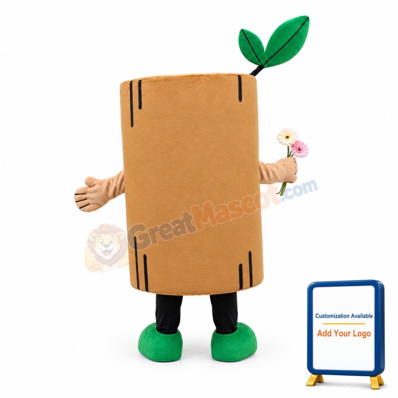 Happy Deluxe Bamboo Mascot Costume