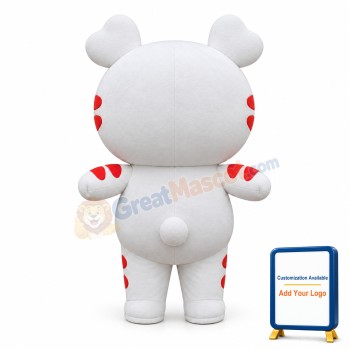 Red Cross Medical Cat Mascot Costume