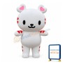 Red Cross Medical Cat Mascot Costume