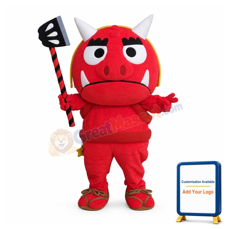 Red Little Devil Mascot Costume