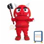Red Little Devil Mascot Costume