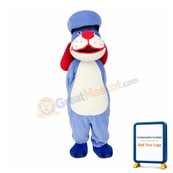 Casual Police Dog Mascot Costume